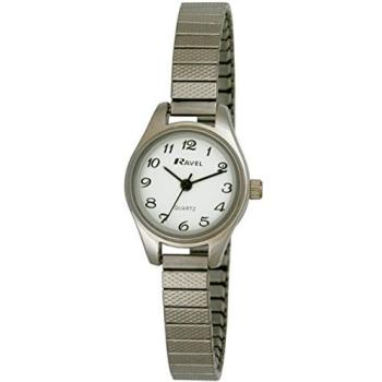 Ravel 120‑cm Silver Expander Cocktail Watch (White Dial)