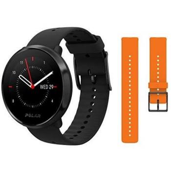Reloj Multideporte Polar Ignite Negro con Correa Naranja