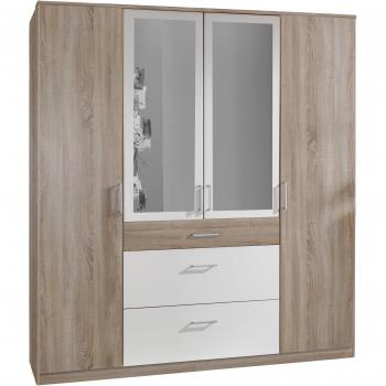 Kleiderschrank Click 4trg mit Spiegel von Wimex
