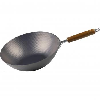 Pearl Metal Black 30cm Anti‑Rust Frying Pan