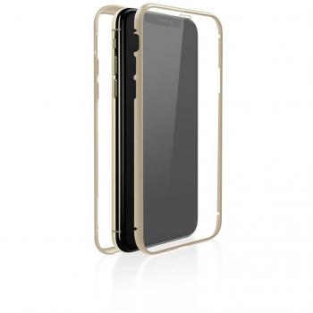 Komplettschutz Glascover mit Weißdiamanten für iPhone 11 Pro Max Gold
