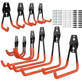 EJG 10Pcs Steel Utility Double Hooks