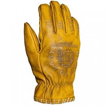 John Doe Coyote Grise-Jaune Gants Moto S