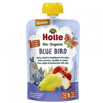 Smoothie Orgánico de Pera, Manzana, Arándano y Avena Holle 90 g