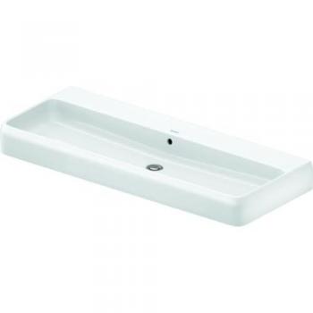 Lavabo Qatego 1200x470mm, sans robinetterie, avec trop-plein, Duravit