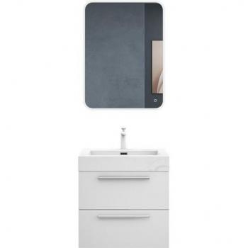 Ensemble de Meubles de Salle de Bains Sogood avec Lavabo et Miroir