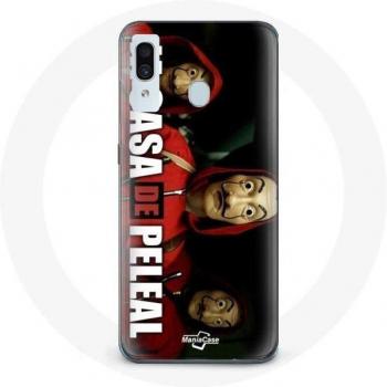 Samsung Galaxy A20e Cover La casa de papel Dali-Maske