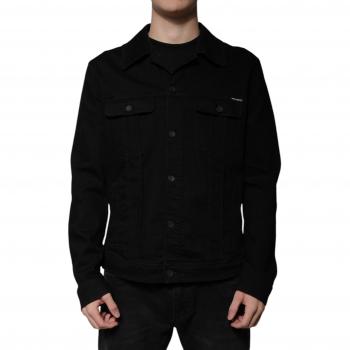 D&G Black Cotton Denim Jacket – Size XL