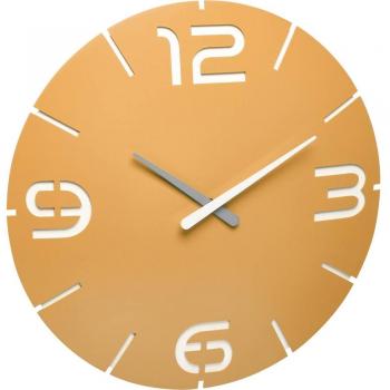 TFA Dostmann 60.3536.07 Radio Wall Clock Sun Yellow