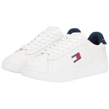 Tommy Hilfiger Damen Sneakers Tjw Archive Court Weiß Blau (40)