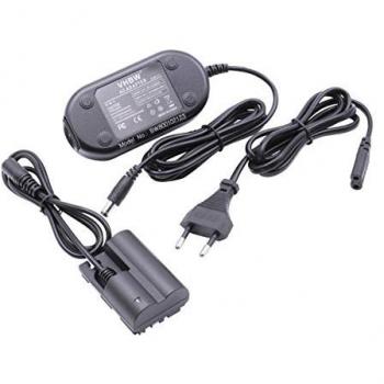 Bloc de charge VH-BW compatible Canon EOS 50D, 5D, D30, D60 – Adaptateur + câble 2 m avec coupleur DC
