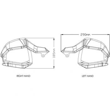 Paramanos Puig Clear para Honda CRF1000L