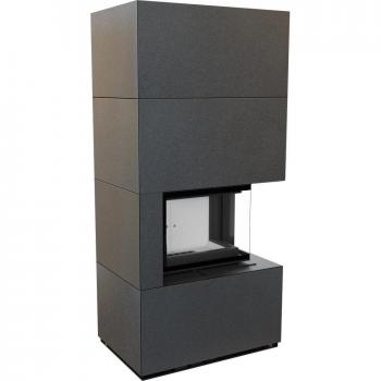 Granito Negro Lareira Kratki Floki 8kW, 160 °