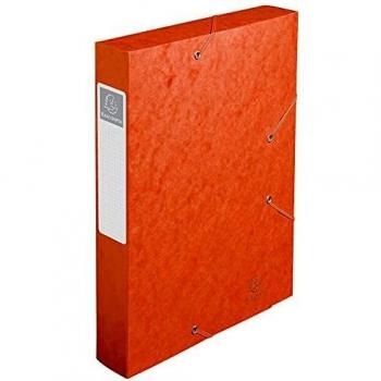Carpeta Cartobox A4 60 mm naranja Exacompta