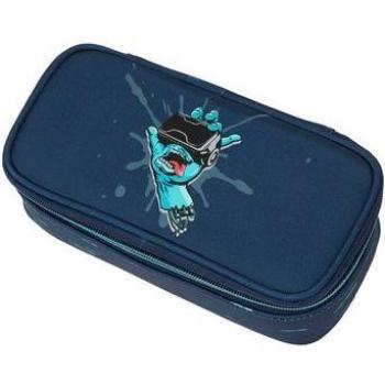 Walker Etui Schüleretui Grafitty Hand – dunkelblau, 21,0 × 10,0 cm