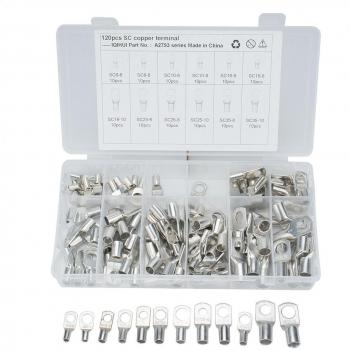 120PCS Battery SC Ring Terminals Assortment