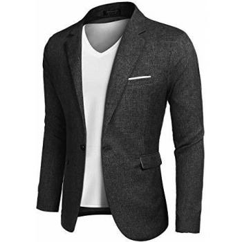 Schwarzer MaxModa Herren‑Blazer – Leichtes, modernes Sportjackett