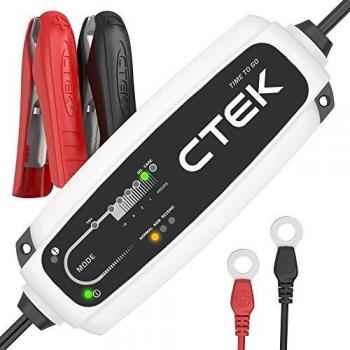CTEK CT5 Time To Go, Charger Battery 12V 5A, Battery Maintainer, Countdown Timer, Start Indicator, Built