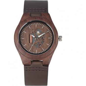 Reloj de pareja con pulsera de cuero