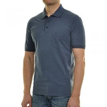 RAGMAN Kurzarm Poloshirt Herren XXL blau