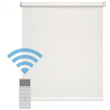 Estor enrollable motorizado Premium blanco 165 x 250 cm
