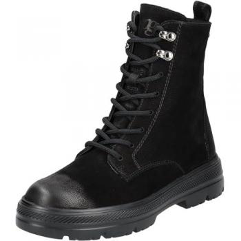 Paul Green Stiefelette Nubukleder Schnürstiefelette