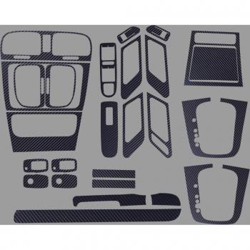 CITALL kit de protection tableau de bord en fibre de carbone noir pour Golf GTI MK6