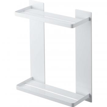 Yamazaki 8178 White Tiered Bathroom Rack