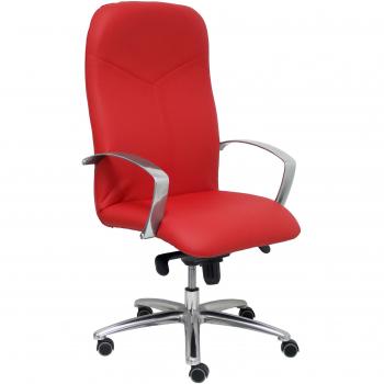 Sillón Caudete similpiel rojo PIQUERAS Y 115DBSPRJ