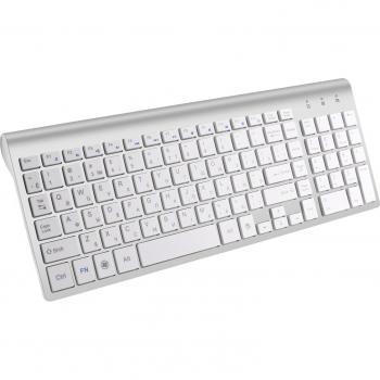 Zienstar 2.4G Wireless Mute Keyboard with USB Receiver