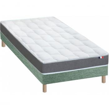 Matelas Mémoire de Forme et Sommier Celadon 90x190