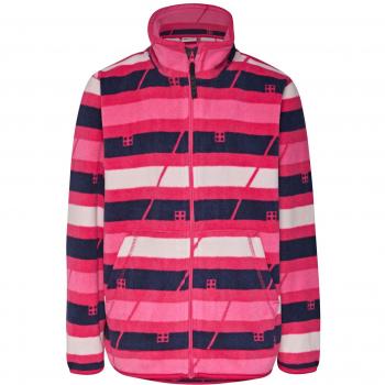 LEGO Wear Chaqueta para Niñas Sebastián 770, Color Rosa (Dark Pink 490)