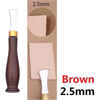 Plegadora de Borde de Cuero 1 a 2.5 mm con Mango Antideslizante
