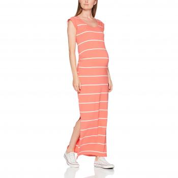 MAMALICIOUS Mllolly Vestido Maxi de Jersey S/S para Mujer, Multicolor