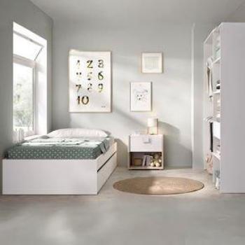 Pack Lago: Cama Nido con Cajones, Mesita y Vestidor