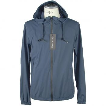 Emilio Romanelli Blue Performance Synthetic Jacket for Men – M