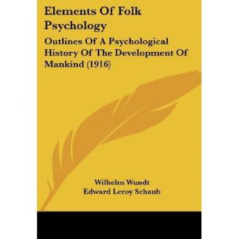 Elements Of Folk Psychology: Outlines Of A Psychological History Of The Development Of Mankind (1916)