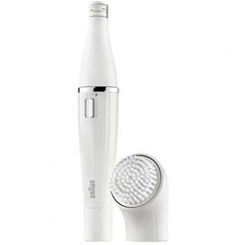 Braun SE830 Face 830 : Épilateur 2 en 1 avec Brosse de Nettoyage (Blanc)