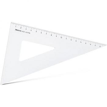Aristo Transparentes 60° Dreieck aus Acryl mit 226mm Länge