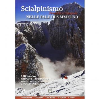 Scialpinismo, freeride e ciaspole nelle Pale di San Martino. 110 itinerari altopiani, catena nord e sud Agner, Pale S. Lucano, Catena di San Martino