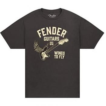 Fender T-Shirt Wings To Fly Vintage M