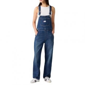 Levi’s Jeans Blu Denim con Pettorina Vintage