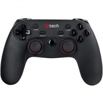 C-TECH Gamepad Lycaon pro PC/PS3/Android, bezdrátový herní ovladač s 2x analogovými páčkami, X-input podporou, vibračním motorem a USB př