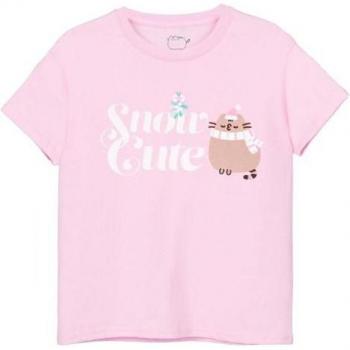 Pusheen Top Natalizio Rosa Bambina 9-10 Età