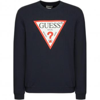 SUDADERA GUESS LOGO GRANDE MARINO