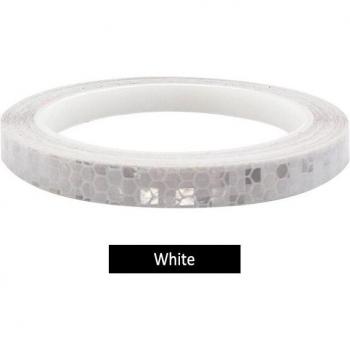 Cinta de Seguridad Reflectante para Bicicleta, 12 Colores, 1cm x 8m
