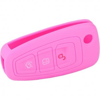 Coque de clé télécommande en Silicone pour Ford Fiesta