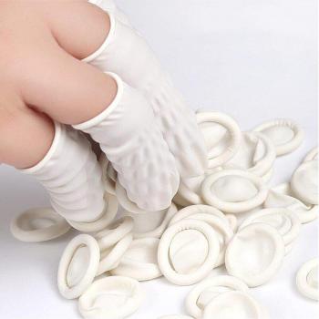Deslizador de Dedo Latex Descartable 50 Pares