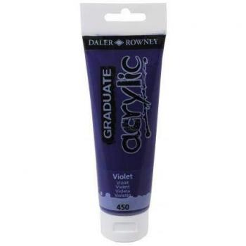 Colore acrilico Graduate 120ml Violetto Daler Rowney