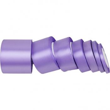 Einzelnes Lavendel-Gesicht, 25 m Satin-Band zur Dekoration von Weihnachtsverpackungen